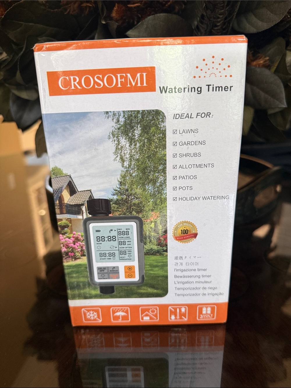 New in box watering timer